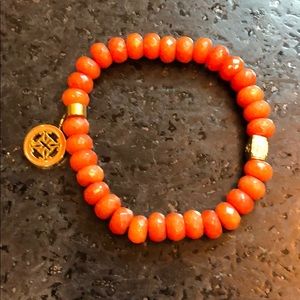 Rustic Cuff Orange Bracelet